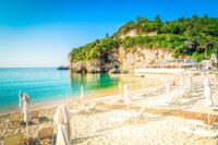 Paleokastritsa beach and Ionian sea on Korfu, Greece © Shutterstock